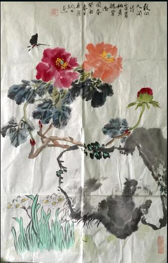 作者：沈彬如&nbsp;花鸟&nbsp;￥：协商&nbsp;单击鼠标查看大图！