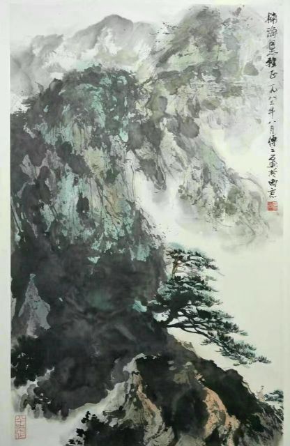 作者：傅二石&nbsp;山水&nbsp;￥：协商&nbsp;单击鼠标查看详细介绍！