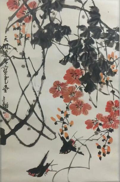 作者：张继馨&nbsp;花鸟&nbsp;￥：协商&nbsp;单击鼠标查看大图！