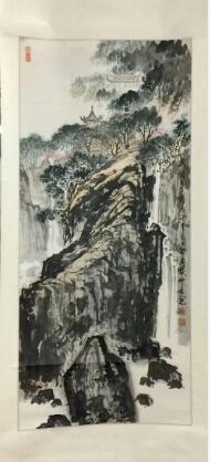 作者：钱仲章&nbsp;山水&nbsp;￥：协商&nbsp;单击鼠标查看大图！