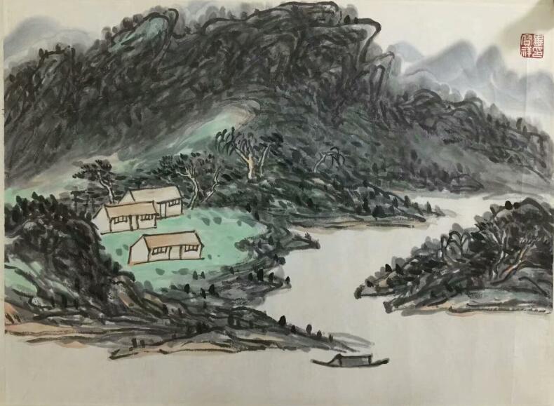 作者：毕宝祥&nbsp;山水&nbsp;￥：协商&nbsp;单击鼠标查看大图！