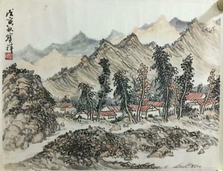 作者：毕宝祥&nbsp;山水&nbsp;￥：协商&nbsp;单击鼠标查看大图！