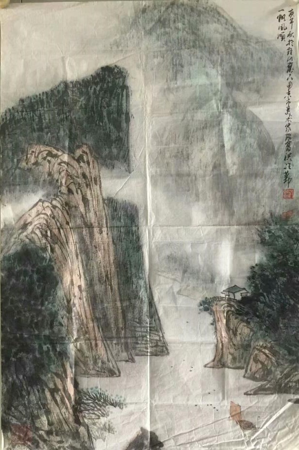 作者：洪维勤&nbsp;山水&nbsp;￥：协商&nbsp;单击鼠标查看大图！