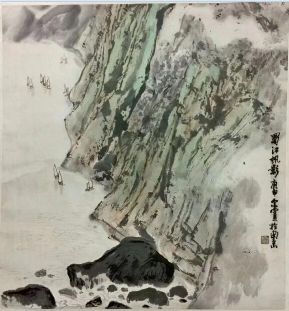 作者：张尔宾&nbsp;山水&nbsp;￥：协商&nbsp;单击鼠标查看详细介绍！