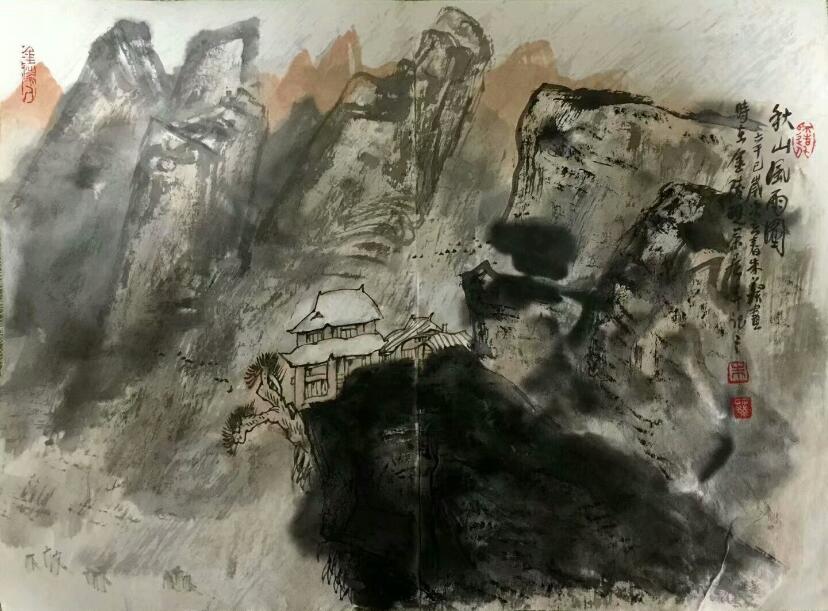 作者：朱葵&nbsp;山水&nbsp;￥：协商&nbsp;单击鼠标查看大图！