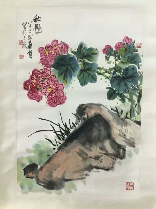 作者：曹简楼&nbsp;芙蓉依石图&nbsp;￥：协商&nbsp;单击鼠标查看详细介绍！