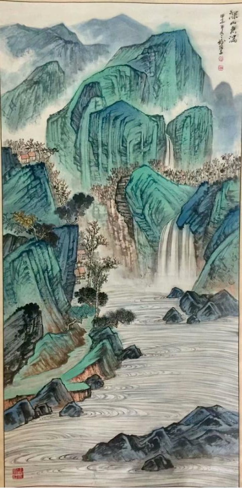 作者：谢伯子&nbsp;山水&nbsp;￥：协商&nbsp;单击鼠标查看大图！