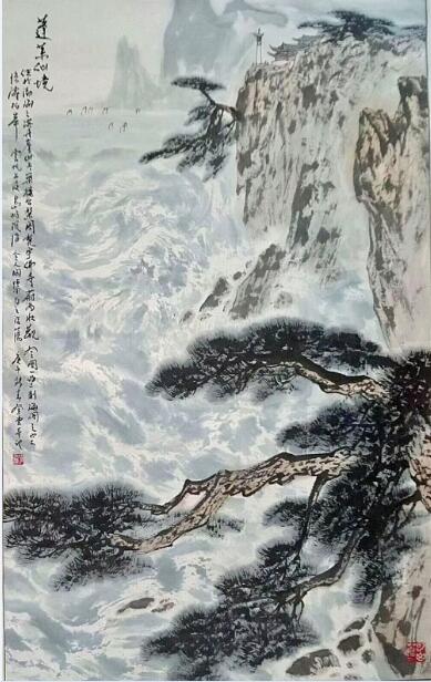 作者：张登堂&nbsp;山水 &nbsp;￥：协商&nbsp;单击鼠标查看大图！