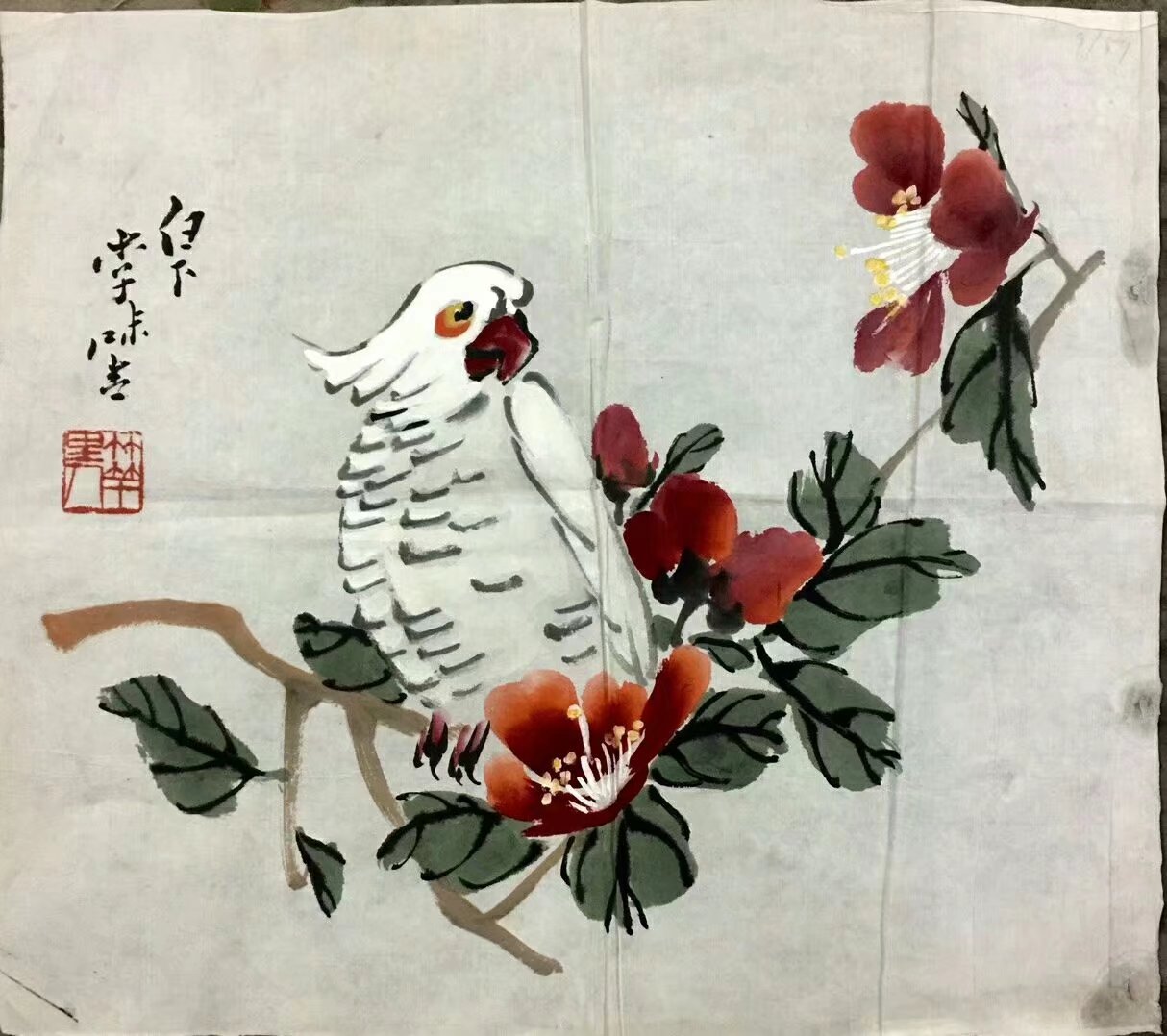 作者：李味青&nbsp;花鸟&nbsp;￥：协商&nbsp;单击鼠标查看大图！