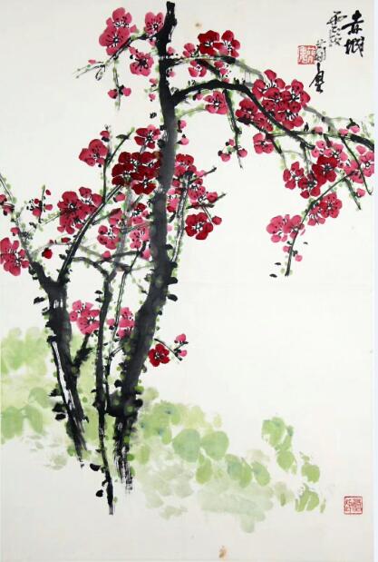 作者：曹简楼&nbsp;红梅&nbsp;￥：协商&nbsp;单击鼠标查看大图！