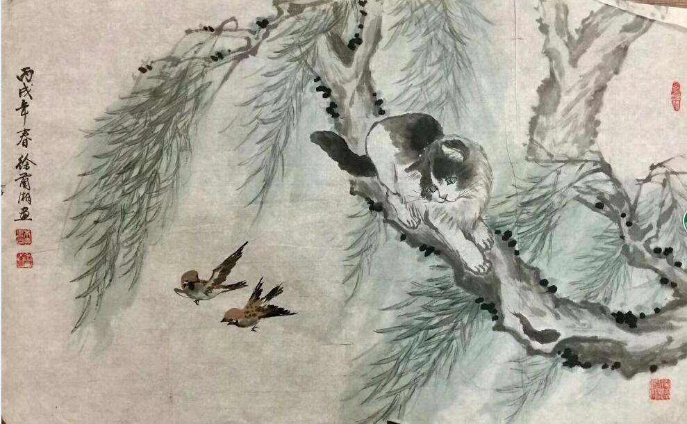 作者：徐兰湘&nbsp;花鸟&nbsp;￥：协商&nbsp;单击鼠标查看大图！