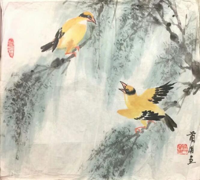 作者：徐兰湘&nbsp;花鸟&nbsp;￥：协商&nbsp;单击鼠标查看大图！