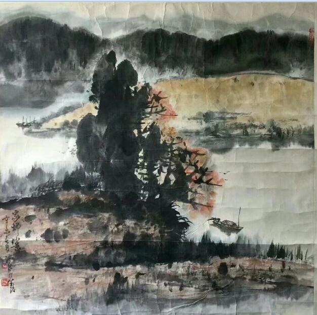 作者：徐纯原&nbsp;山水&nbsp;￥：协商&nbsp;单击鼠标查看大图！