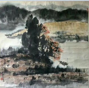 作者：徐纯原&nbsp;山水&nbsp;￥：协商&nbsp;单击鼠标查看详细介绍！