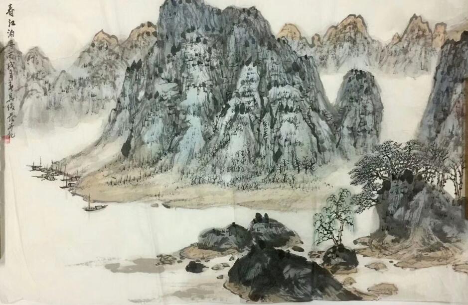 作者：吴俊发&nbsp;山水&nbsp;￥：协商&nbsp;单击鼠标查看大图！