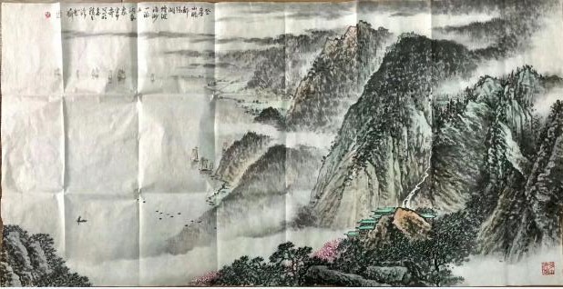 作者：宫中奇&nbsp;山水&nbsp;￥：协商&nbsp;单击鼠标查看大图！