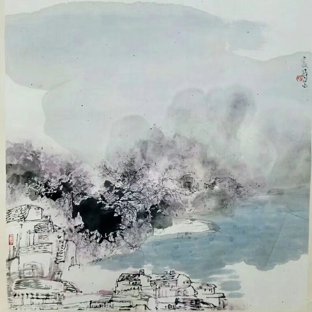 作者：杨远威&nbsp;山水&nbsp;￥：协商&nbsp;单击鼠标查看大图！