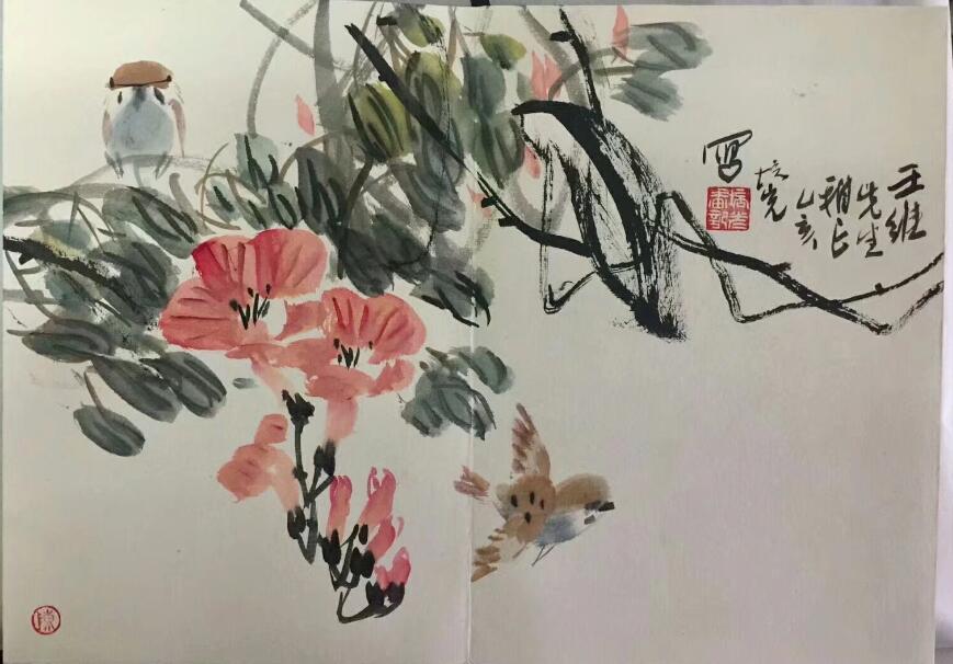 作者：陈培光&nbsp;花鸟&nbsp;￥：协商&nbsp;单击鼠标查看大图！