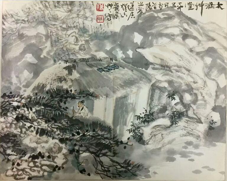 作者：萧平&nbsp;山水&nbsp;￥：协商&nbsp;单击鼠标查看大图！