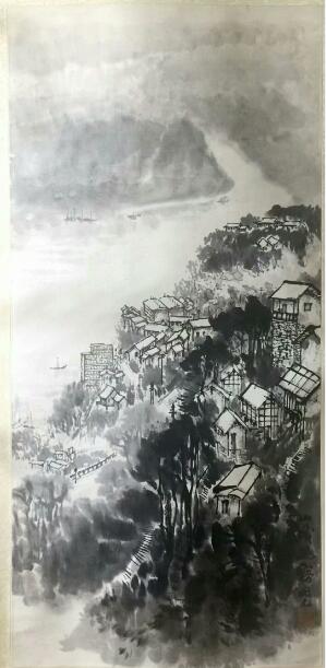 作者：潘国光&nbsp;山水&nbsp;￥：协商&nbsp;单击鼠标查看大图！