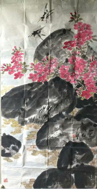 作者：张继馨&nbsp;花鸟&nbsp;￥：协商&nbsp;单击鼠标查看大图！