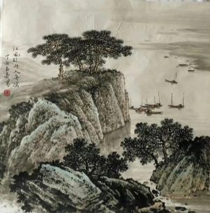 作者：佘玉奇 &nbsp;山水&nbsp;￥：协商&nbsp;单击鼠标查看详细介绍！