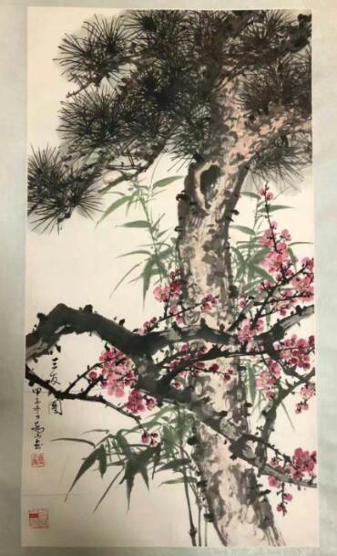 作者：乔木&nbsp;花鸟　松竹梅&nbsp;￥：协商&nbsp;单击鼠标查看大图！