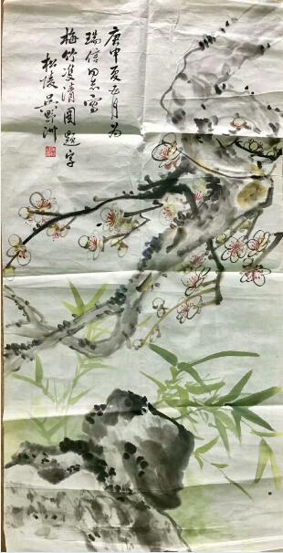 作者：吴野洲&nbsp;花鸟&nbsp;￥：协商&nbsp;单击鼠标查看大图！