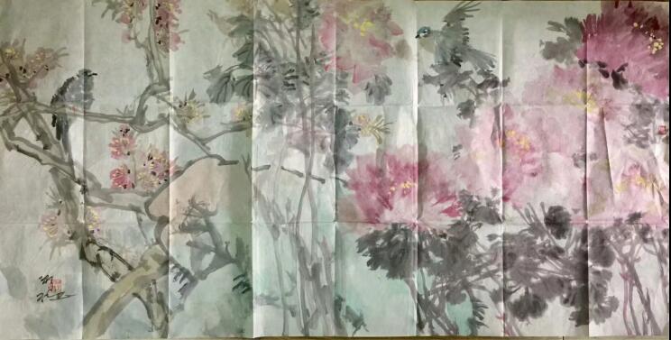 作者：潘裕珏&nbsp;花鸟&nbsp;￥：协商&nbsp;单击鼠标查看大图！