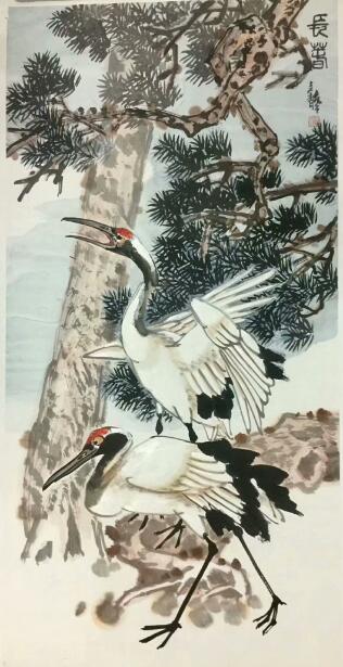 作者：张继馨&nbsp;花鸟&nbsp;￥：协商&nbsp;单击鼠标查看大图！