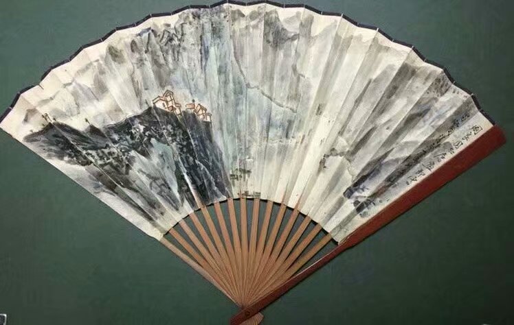 作者：萧平&nbsp;山水成扇&nbsp;￥：协商&nbsp;单击鼠标查看大图！