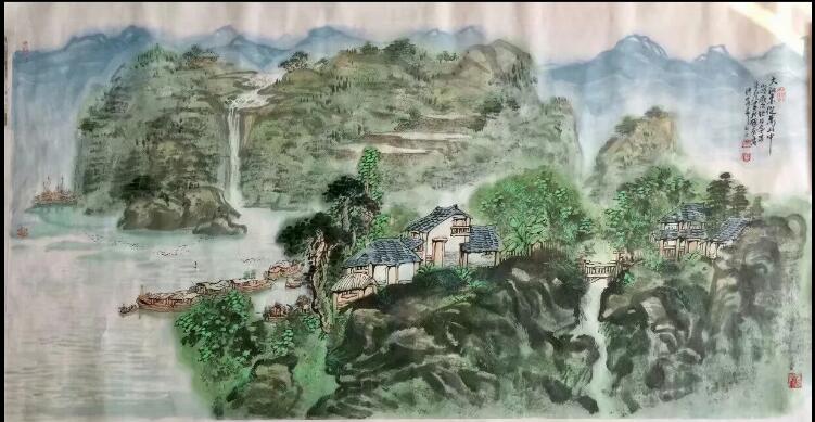 作者：朱葵&nbsp;山水&nbsp;￥：协商&nbsp;单击鼠标查看大图！