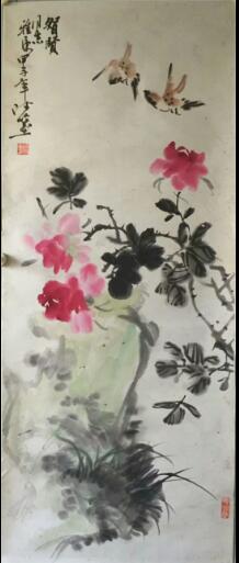 作者：何鸣&nbsp;花鸟&nbsp;￥：协商&nbsp;单击鼠标查看大图！