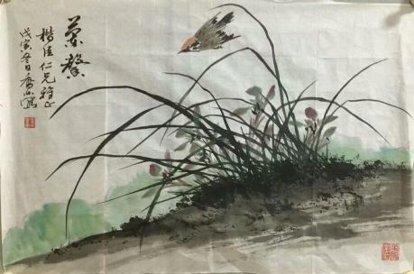 作者：乔木&nbsp;花鸟　兰雀图&nbsp;￥：协商&nbsp;单击鼠标查看详细介绍！