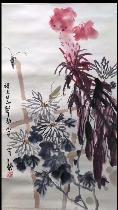 作者：张继馨&nbsp;花鸟&nbsp;￥：协商&nbsp;单击鼠标查看大图！