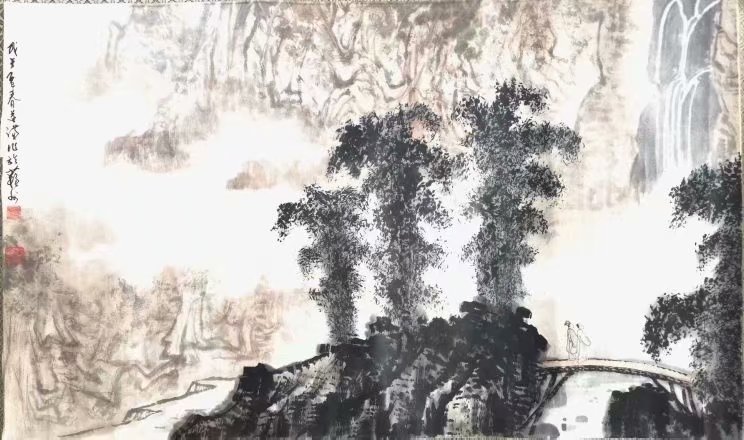 作者：舒益谦&nbsp;山水&nbsp;￥：协商&nbsp;单击鼠标查看大图！