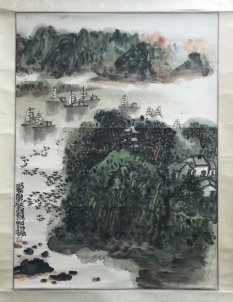 作者：罗国玮&nbsp;山水&nbsp;￥：协商&nbsp;单击鼠标查看大图！