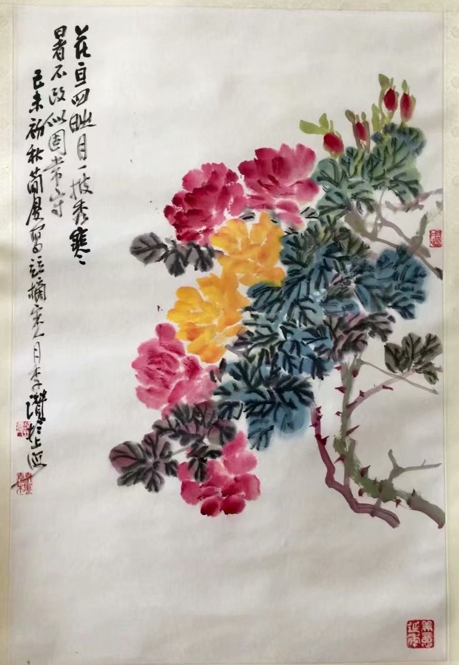 作者：曹简楼&nbsp;月月红&nbsp;￥：协商&nbsp;单击鼠标查看大图！