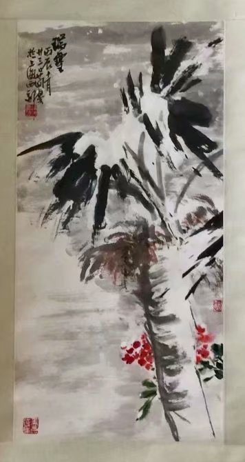 作者：曹简楼&nbsp;雪后棕榈&nbsp;￥：协商&nbsp;单击鼠标查看大图！