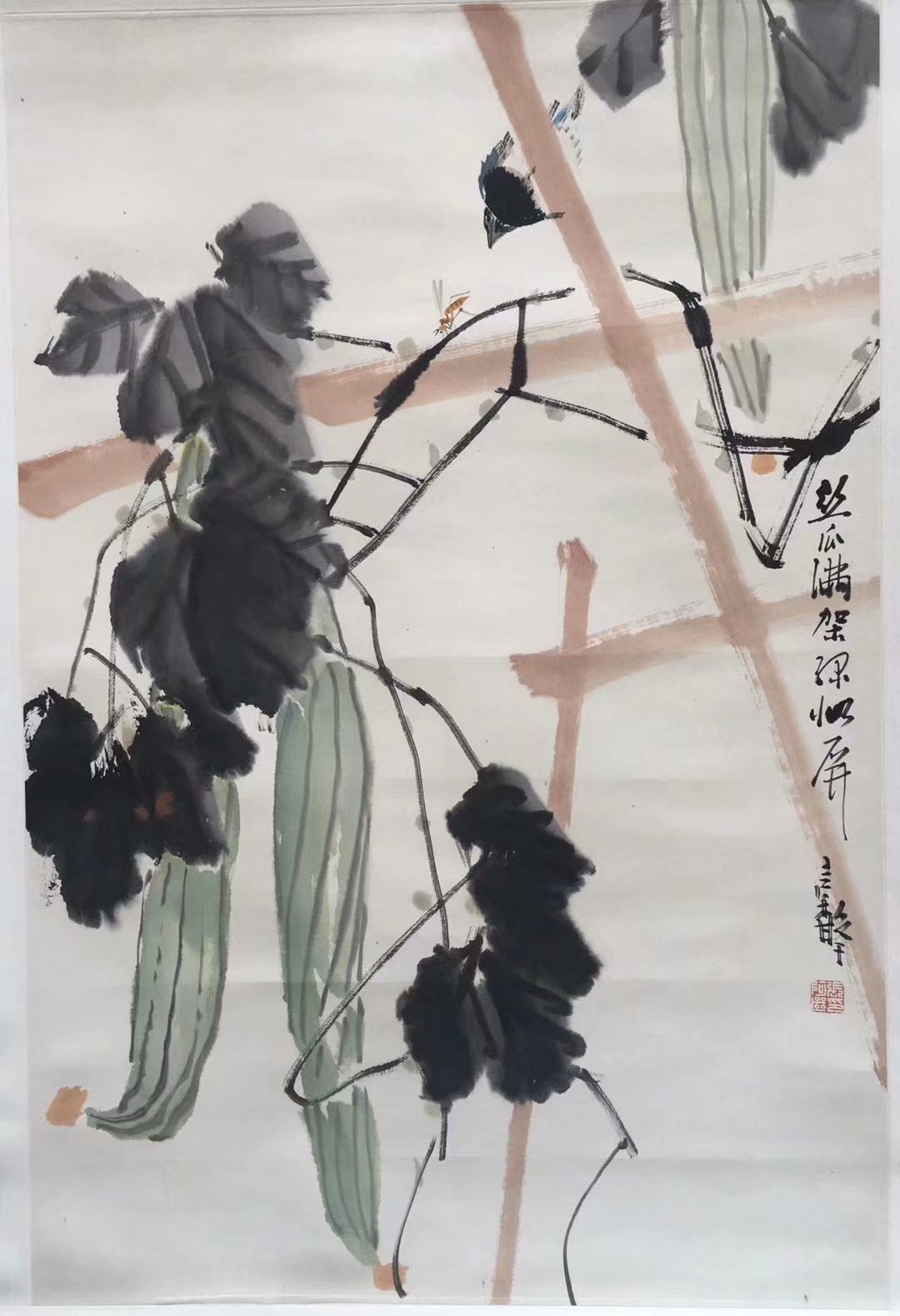 作者：张继馨&nbsp;花鸟&nbsp;￥：协商&nbsp;单击鼠标查看大图！