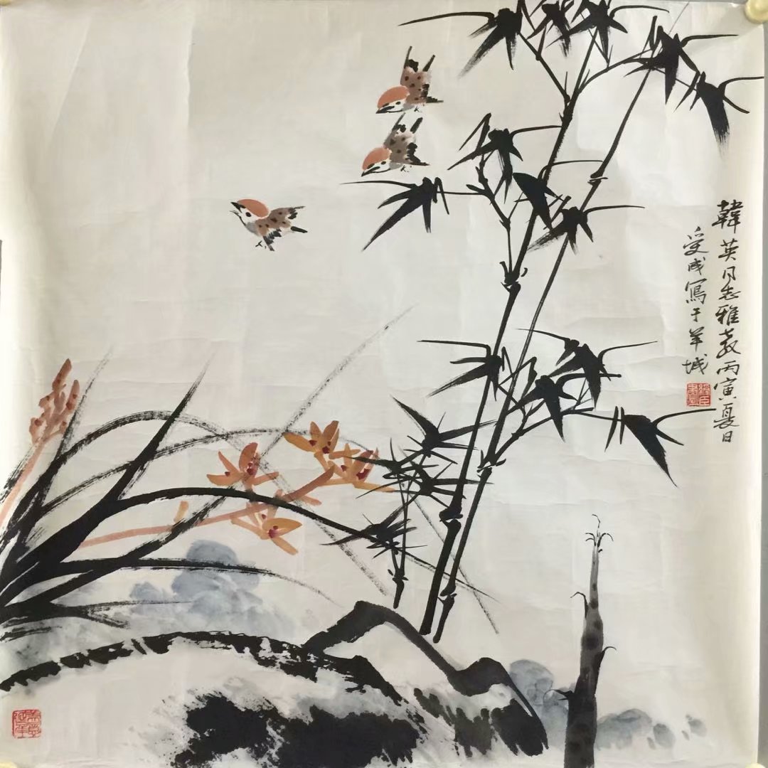 作者：邱受成&nbsp;花鸟&nbsp;￥：协商&nbsp;单击鼠标查看大图！