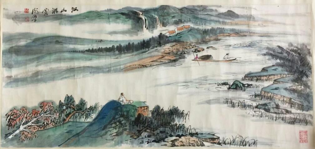 作者：谢伯子&nbsp;山水&nbsp;￥：协商&nbsp;单击鼠标查看大图！