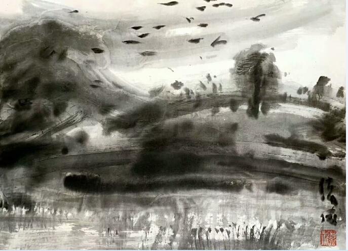 作者：赵绪成&nbsp;山水&nbsp;￥：协商&nbsp;单击鼠标查看大图！