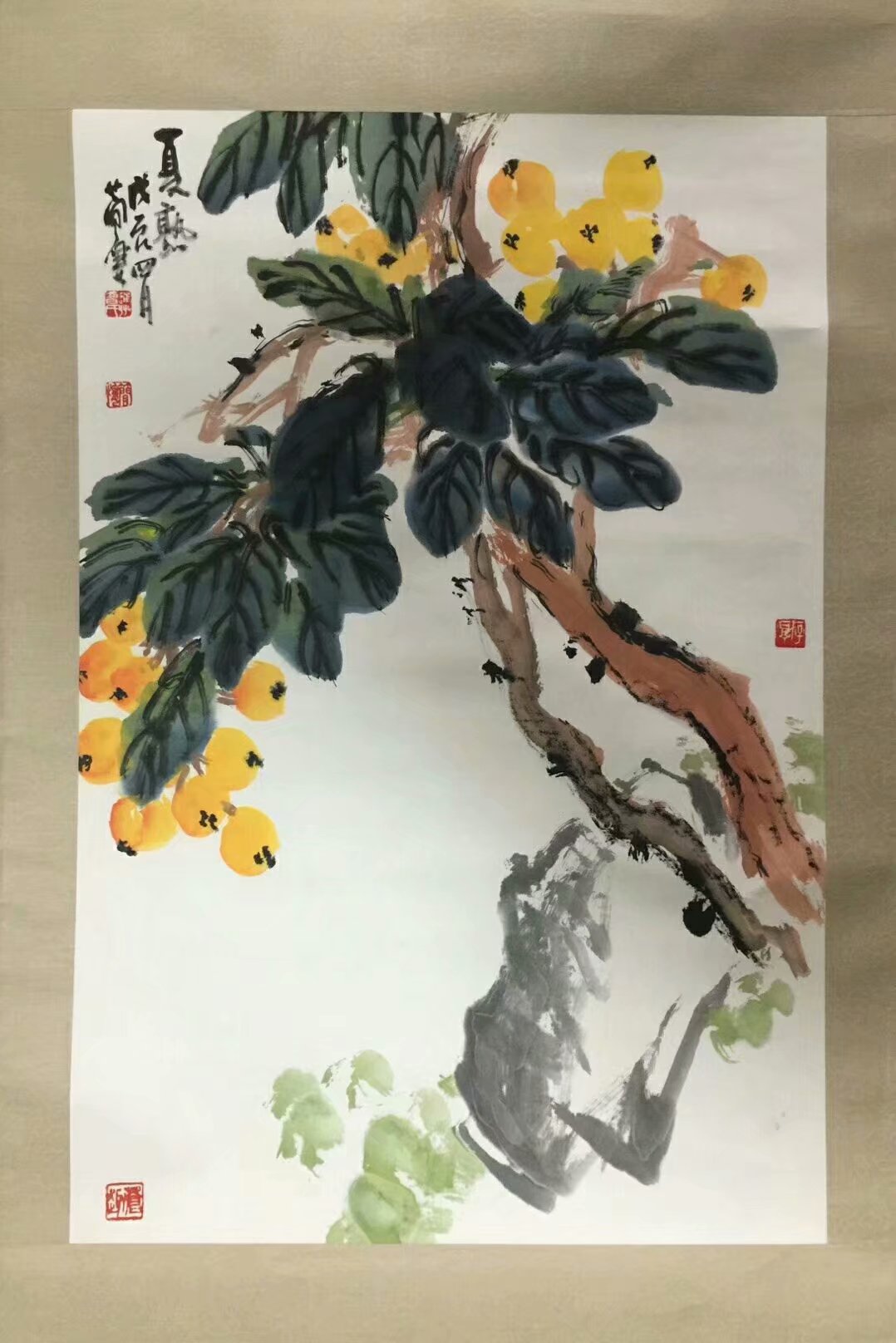 作者：曹简楼&nbsp;枇杷&nbsp;￥：协商&nbsp;单击鼠标查看大图！