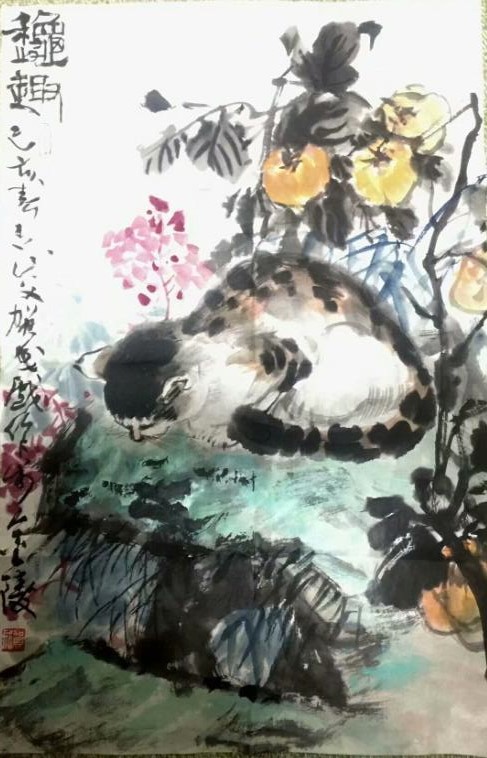 作者：贺成&nbsp;花鸟&nbsp;￥：协商&nbsp;单击鼠标查看大图！