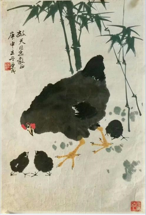 作者：邱受成&nbsp;花鸟&nbsp;￥：协商&nbsp;单击鼠标查看大图！