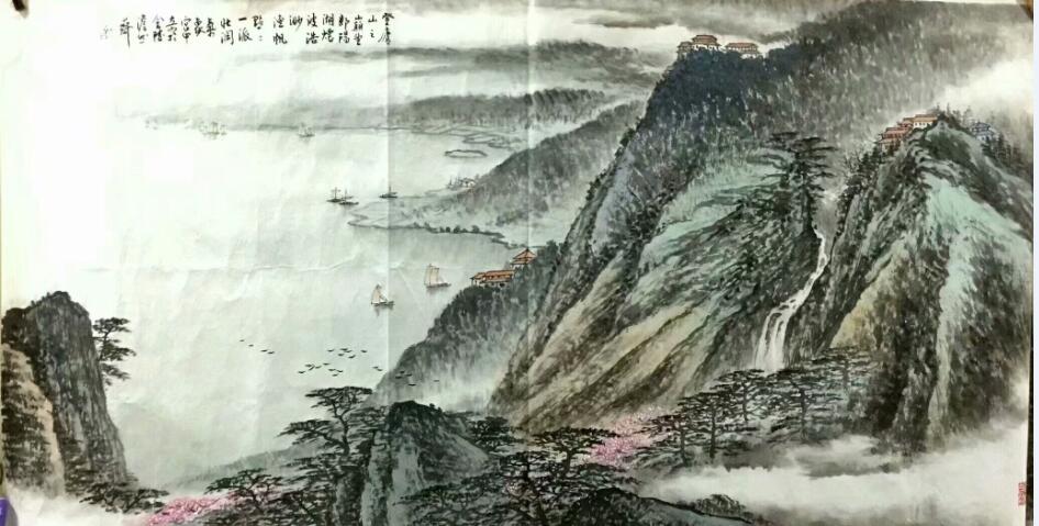 作者：宫中奇&nbsp;山水&nbsp;￥：协商&nbsp;单击鼠标查看大图！