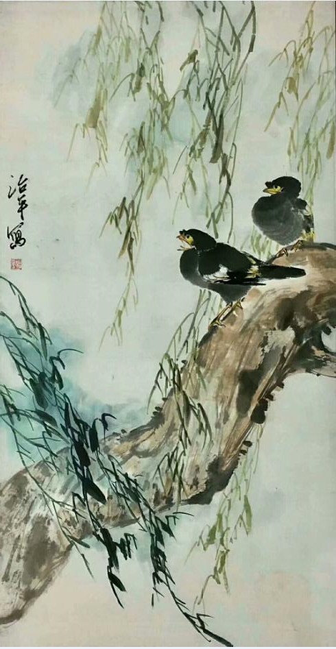 作者：赵治平&nbsp;花鸟&nbsp;￥：协商&nbsp;单击鼠标查看大图！