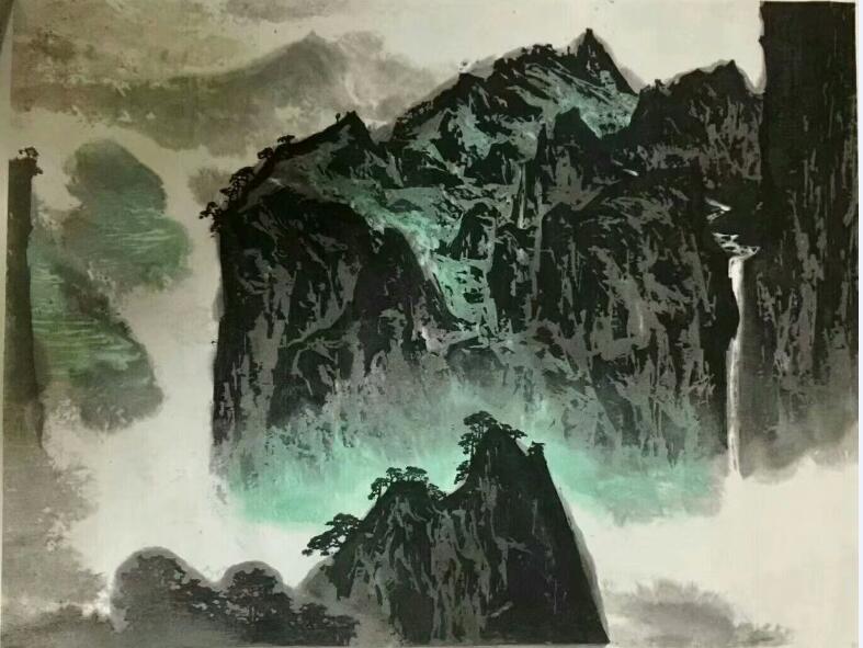 作者：黄锦圩&nbsp;山水&nbsp;￥：协商&nbsp;单击鼠标查看大图！