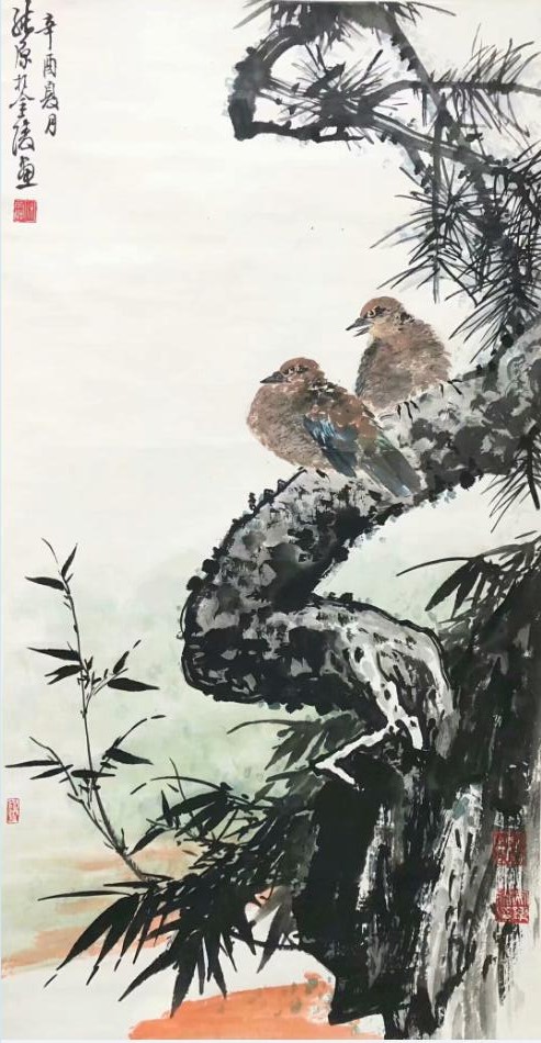 作者：徐纯原&nbsp;花鸟&nbsp;￥：协商&nbsp;单击鼠标查看大图！